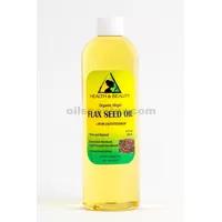 l'huile de graine de lin support organique froid vierge pressée pur 36 oz