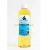 Grapeseed oil organic carrier cold pressed 100% pure 24 oz