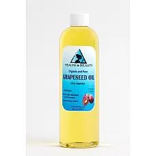 Grapeseed oil organic carrier cold pressed 100% pure 12 oz