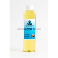 Aceite de semilla de uva portador orgánico prensado en frío 100% puro 8 oz