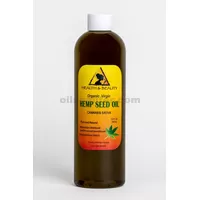 Hemp seed oil unrefined organic carrier virgin cold pressed raw pure 12 oz
