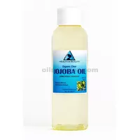 Aceite de jojoba portador orgánico transparente prensado en frío refinado 100% puro 2 oz