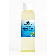 Jojoba oil clear organic carrier cold pressed refined 100% pure 2 oz