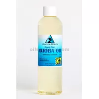 Aceite de jojoba portador orgánico transparente prensado en frío refinado 100% puro 4 oz