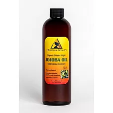 véhicule organique d'or non raffiné Huile de jojoba pressée à froid pur vierge brut 24 oz