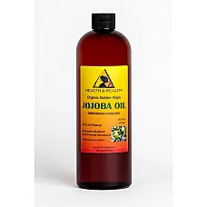 véhicule organique d'or non raffiné Huile de jojoba vierge brut pressé à froid pur 64 oz