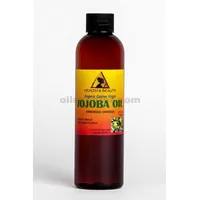 Aceite de jojoba, portador orgánico dorado sin refinar, prensado en frío, virgen puro, 4 oz