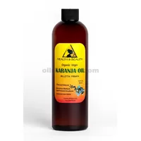 Karanja / huile non raffinée pongamia organique froid vierge pressée pur 24 oz brut