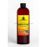 Karanja / pongamia oil organic unrefined virgin cold pressed raw pure 32 oz