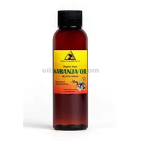 Karanja / pongamia oil organic unrefined virgin cold pressed raw pure 2 oz