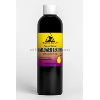 émulsifiant liquide non blanchie fluide de lécithine émollient pur 4 oz