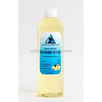 Portador orgánico de aceite de nuez de macadamia prensado en frío 100% puro 12 oz