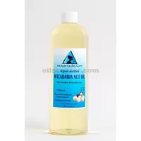 Macadamia support organique d'huile de noix pressée à froid 100% pure 64 oz