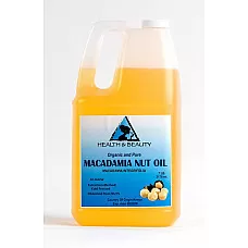 Macadamia nut oil organic carrier cold pressed 100% pure 7 lb