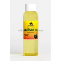 Moringa oil unrefined organic virgin carrier cold pressed natural fresh 100% pure 2 oz