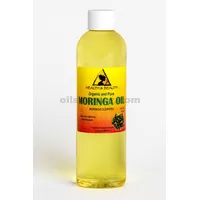 Aceite de Moringa oleifera portador orgánico prensado en frío natural fresco 100% puro 4 oz