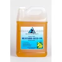 Mustard oil organic unrefined virgin cold pressed raw premium fresh pure 7 lb