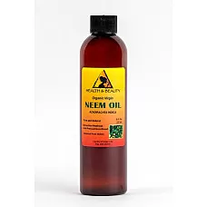 Neem oil organic unrefined concentrate virgin cold pressed raw pure 8 oz