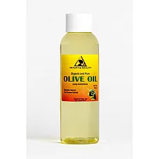 Aceite de oliva refinado orgánico prensado en frío premium natural fresco 100% puro 2 oz