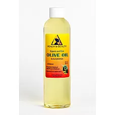 Aceite de oliva refinado orgánico prensado en frío premium natural fresco 100% puro 8 oz