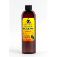 L'huile d'olive extra vierge pressée à froid brut non raffiné organique prime pure 24 oz