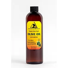 Aceite de oliva virgen extra virgen sin refinar crudo prensado en frío premium puro 12 oz