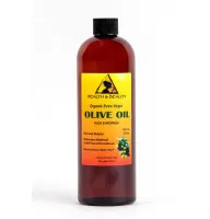 Aceite de oliva virgen extra virgen sin refinar crudo prensado en frío premium puro 64 oz