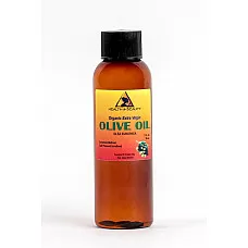 Aceite de oliva virgen extra virgen sin refinar crudo prensado en frío premium puro 2 oz