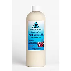 Palm kernel oil organic carrier cold pressed sustainable natural 100% pure 16 oz