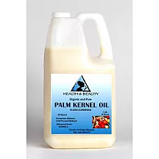 Palm kernel oil organic carrier cold pressed sustainable natural 100% pure 7 lb