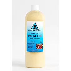 Aceite de palma rbd portador orgánico prensado en frío puro 32 oz