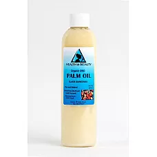 Aceite de palma rbd portador orgánico prensado en frío puro 8 oz