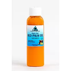 Aceite de palma "rojo" extra virgen sin refinar portador orgánico prensado en frío puro 2 oz