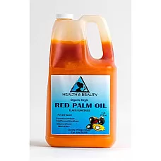 Aceite de palma "rojo" portador orgánico sin refinar virgen extra prensado en frío puro 7 lb