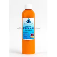 Palm oil "red" extra virgin unrefined organic carrier cold pressed pure 8 oz