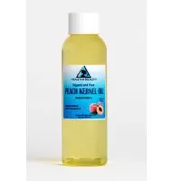 l'huile de noyau de pêche organique froid raffiné pressé frais premium 100% pure 2 oz
