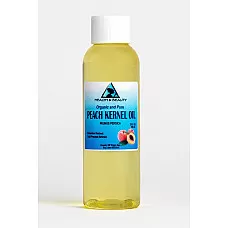 Aceite de semilla de durazno orgánico refinado prensado en frío premium fresco 100% puro 2 oz