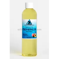 Aceite de semilla de durazno orgánico refinado prensado en frío premium fresco 100% puro 4 oz