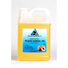 Aceite de almendra de durazno orgánico refinado prensado en frío premium fresco 100% puro 7 lb