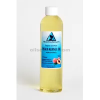 l'huile de noyau de pêche organique froid raffiné pressé frais premium 100% pure 8 oz