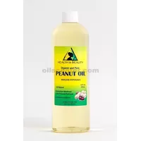 Peanut oil refined organic carrier cold pressed 100% pure 16 oz