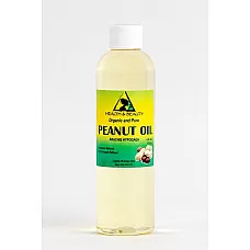 Portador orgánico refinado de aceite de maní prensado en frío 100% puro 4 oz
