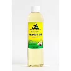 Portador orgánico refinado de aceite de maní prensado en frío 100% puro 8 oz