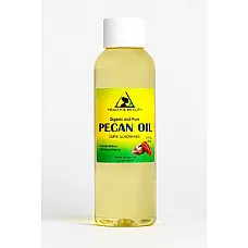 Portador orgánico refinado de aceite de pacana prensado en frío premium fresco 100% puro 2 oz