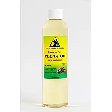 Portador orgánico refinado de aceite de nuez, prensado en frío, fresco, 100% puro, 8 oz