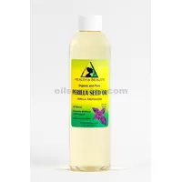 Aceite de semilla de perilla portador orgánico prensado en frío premium fresco 100% puro 8 oz
