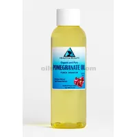 Aceite de semilla de granada refinado orgánico prensado en frío natural fresco 100% puro 2 oz