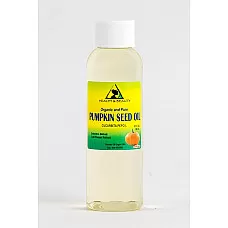 Aceite de semilla de calabaza portador orgánico refinado prensado en frío 100% puro 2 oz