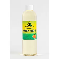 Aceite de semilla de calabaza portador orgánico refinado prensado en frío 100% puro 4 oz