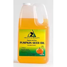 Aceite de semilla de calabaza portador orgánico refinado prensado en frío 100% puro 7 lb